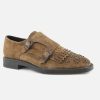 Women Alpe | Alpe - Abuckle Cuero Loafers On Labotte