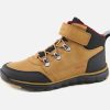 Boys Geox | Geox - Xunday Ocra Black Lace-Up Boots On Labotte