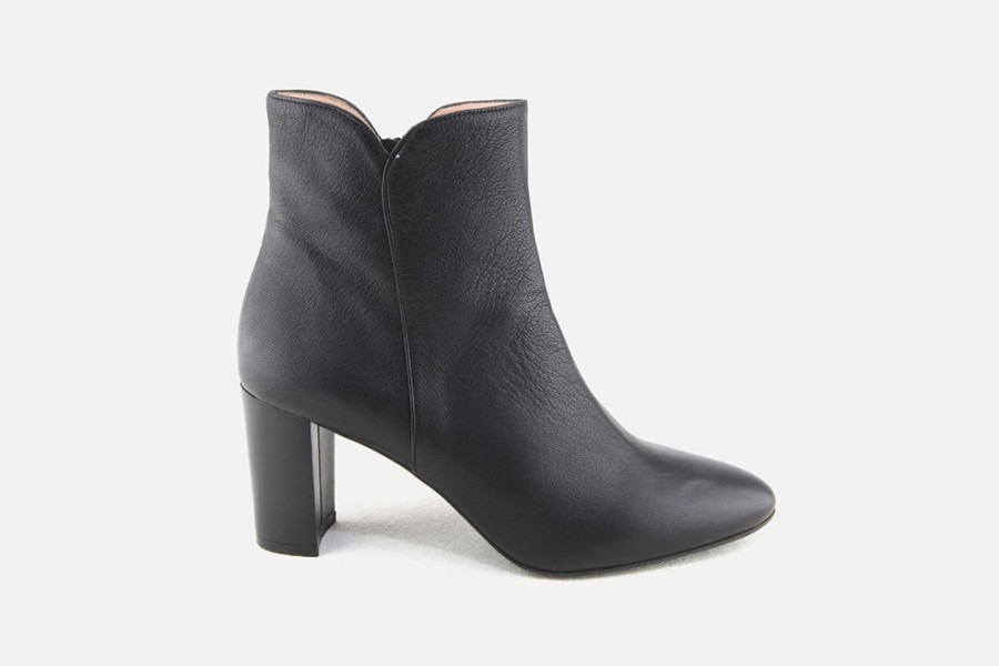 Women Cervone | Cervone - Coriandre Noir Ankle Boots On Labotte