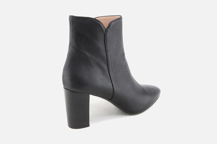 Women Cervone | Cervone - Coriandre Noir Ankle Boots On Labotte