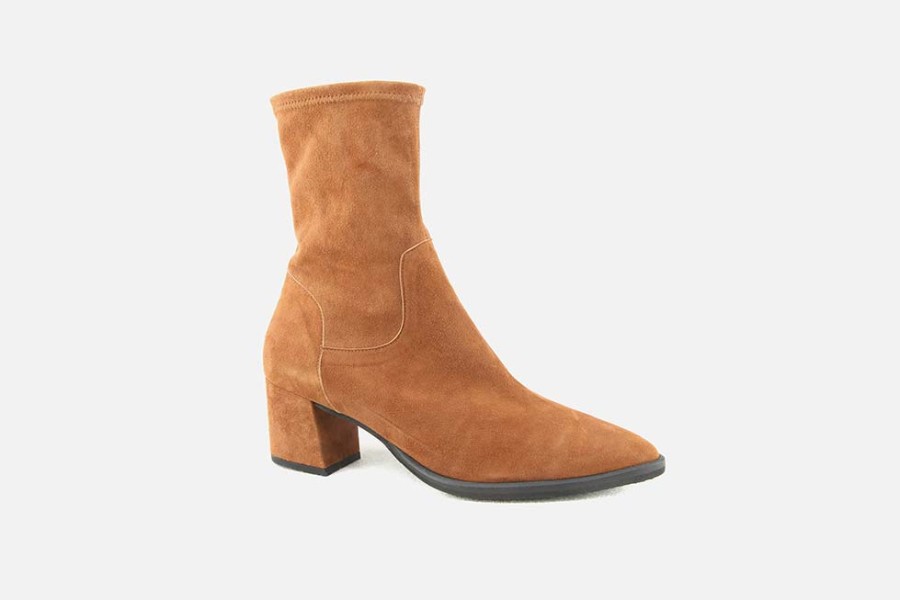 Women Brunate | Brunate - Bratislava Rust Ankle Boots On Labotte