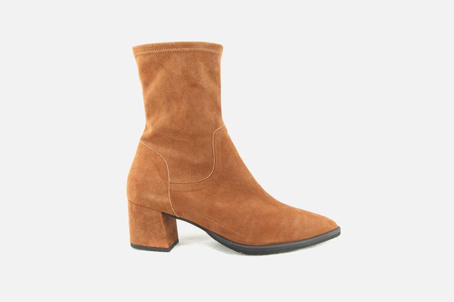Women Brunate | Brunate - Bratislava Rust Ankle Boots On Labotte