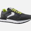 Men Voile Blanche | Voile Blanche - Storm Brushed Nylon Grey Sneakers On Labotte