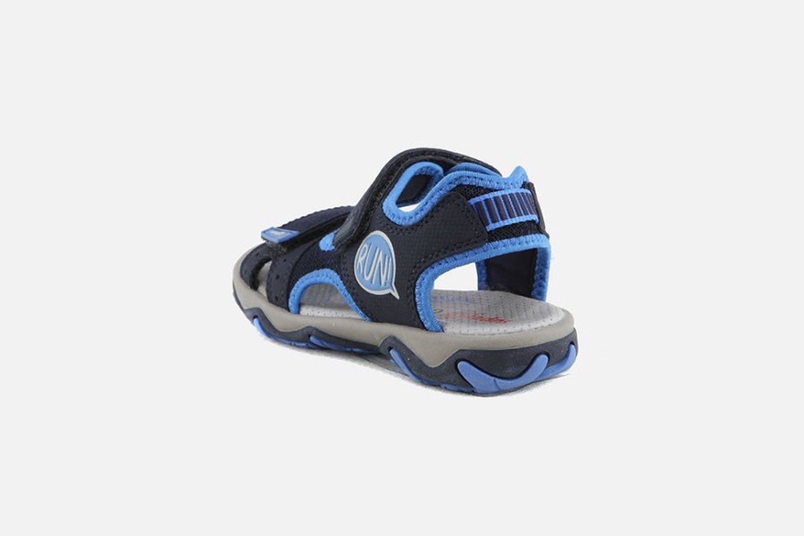 Boys Superfit | Superfit - Kev Blue Sandals On Labotte