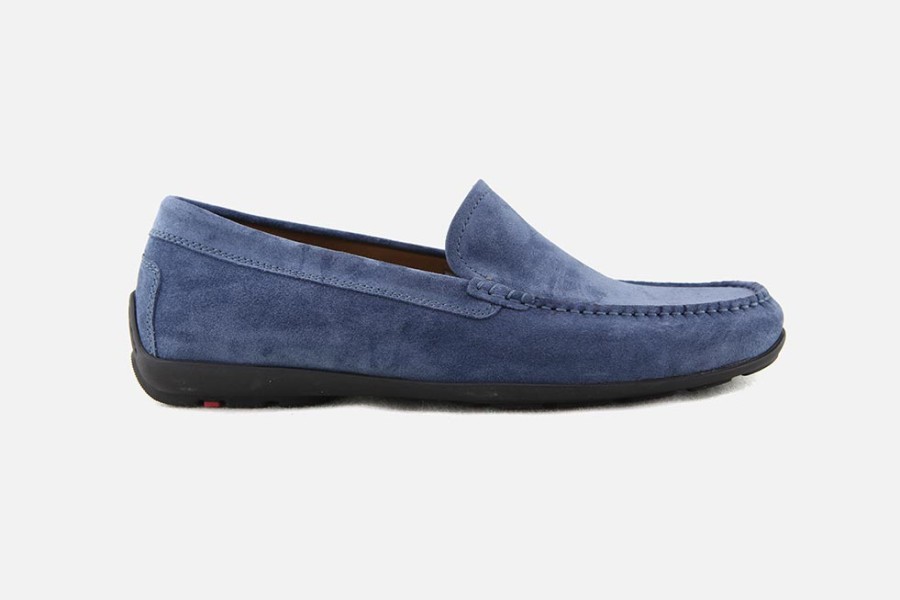 Men LLOYD | Lloyd - Emilio Bleu Jeans Loafers On Labotte