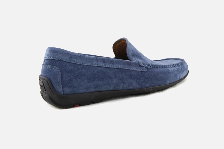 Men LLOYD | Lloyd - Emilio Bleu Jeans Loafers On Labotte
