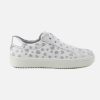 Girls Superfit | Superfit - Laura White Silver Lace-Up Shoes On Labotte
