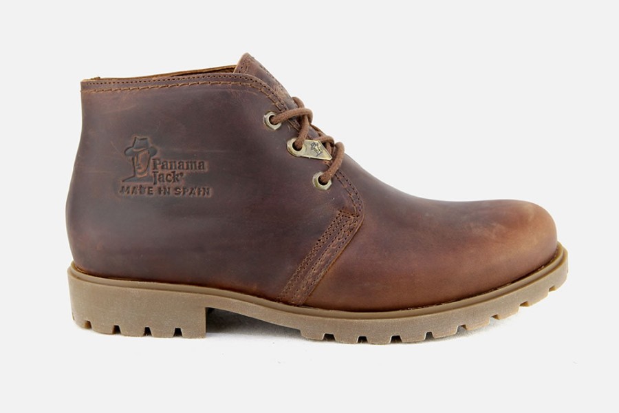 Men Panama Jack | Panama Jack - Bota Panama Cuero Lace-Up Boots On Labotte