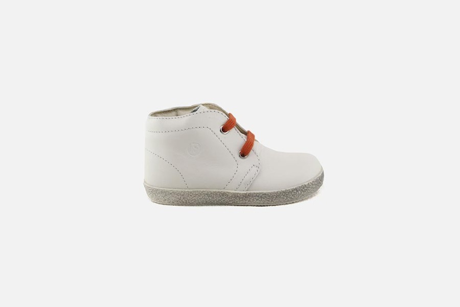 Girls Falcotto | Falcotto - Pilote Craie Lace-Up Boots On Labotte