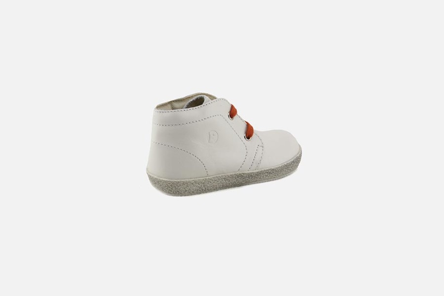 Girls Falcotto | Falcotto - Pilote Craie Lace-Up Boots On Labotte