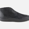 Men Tod's | Tod'S - Salvo Noir Lace-Up Boots On Labotte