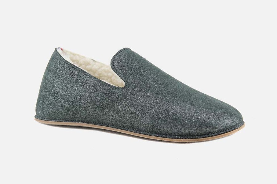 Women Bosabo | Bosabo - Bosabo Slipper Green Glitter Low Slippers On Labotte