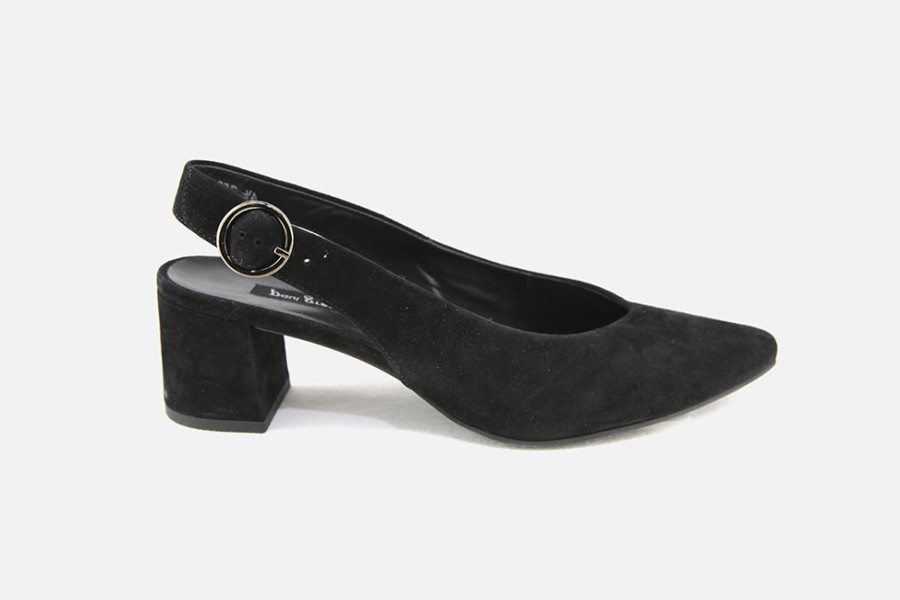 Women Paul Green | Paul Green - Perle Noir Pumps On Labotte