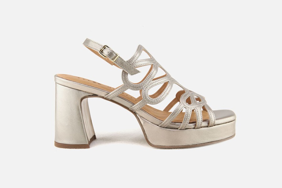 Women Pedro Miralles | Pedro Miralles - Fabuleuse Metallic Bronze Sandals On Labotte
