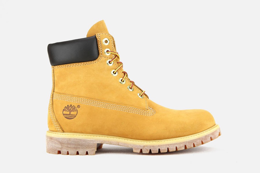 Men Timberland | Timberland - 6 Inch Premium Boot Wheat Lace-Up Boots On Labotte