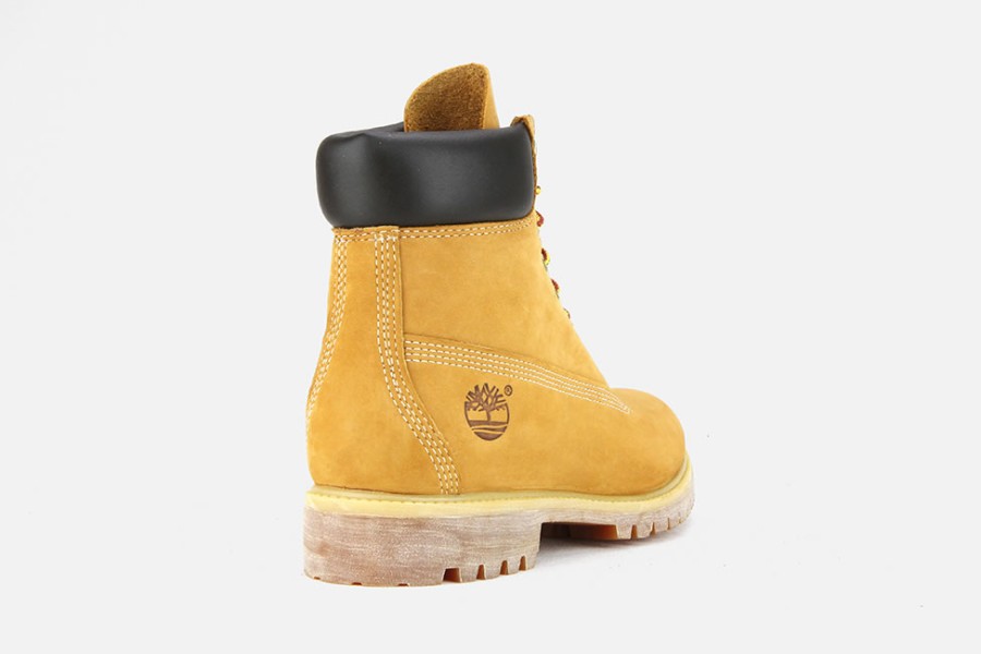 Men Timberland | Timberland - 6 Inch Premium Boot Wheat Lace-Up Boots On Labotte