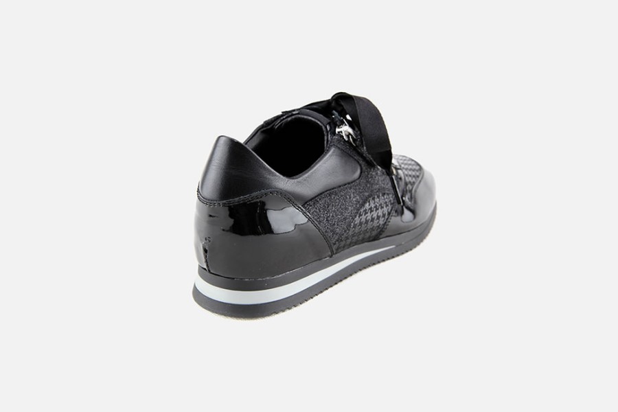 Women DLSport | Dlsport - Dinard Lack Black Sneakers On Labotte