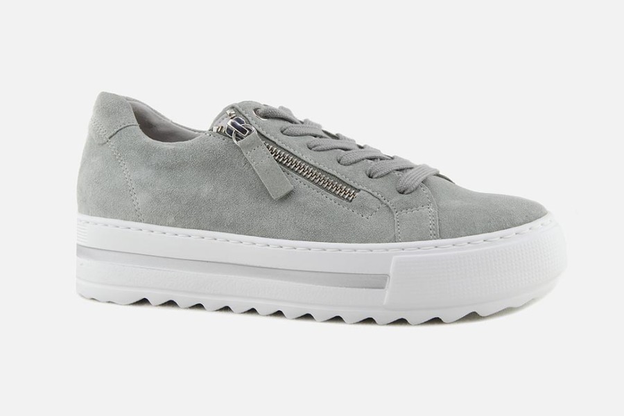 Women Gabor | Gabor - Nancy Greeny Sneakers On Labotte