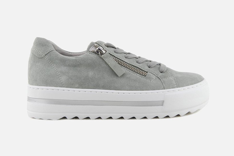 Women Gabor | Gabor - Nancy Greeny Sneakers On Labotte