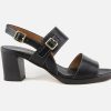 Women Artami | Artami - Odell Noir Sandals On Labotte