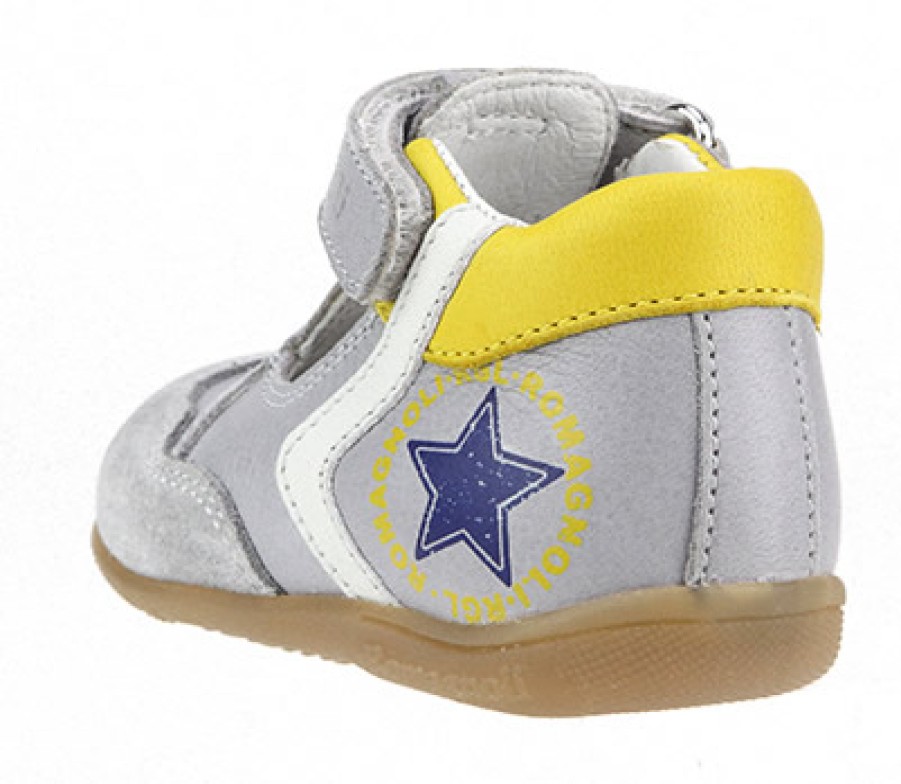Boys Romagnoli | Romagnoli - Mikky Gris Sandals On Labotte