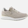 Women Gabor | Gabor - Noon Sand Metal Sneakers On Labotte