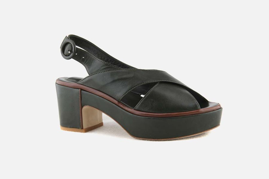 Women Lorenzo Masiero | Lorenzo Masiero - Letizia Kaki Sandals On Labotte