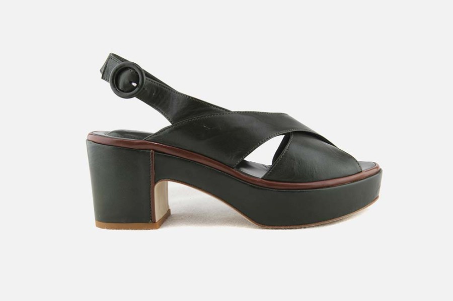 Women Lorenzo Masiero | Lorenzo Masiero - Letizia Kaki Sandals On Labotte