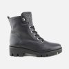 Women Gabor | Gabor - Harper Noir Lace-Up Boots On Labotte