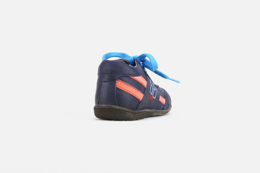 Boys Romagnoli | Romagnoli - Melvin Bleu Lace-Up Boots On Labotte