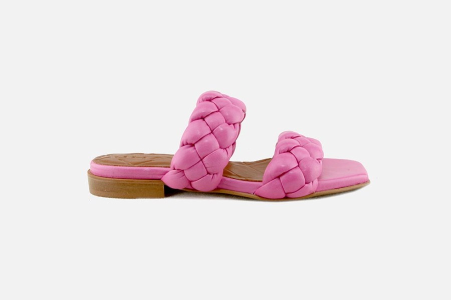 Women Jhay | Jhay - Valeria Fuchsia Sandals On Labotte