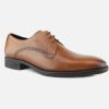 Men Fluchos | Fluchos - Accord Tabacco Vintage Derbies On Labotte