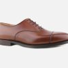 Men Crockett & Jones | Crockett & Jones - Connaught 2 Chestnut Oxfords On Labotte