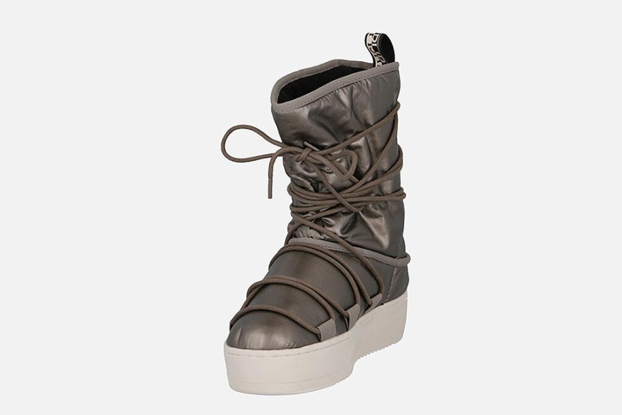 Women Napapijri | Napapijri - Napap Gck Bronze Lace-Up Boots On Labotte
