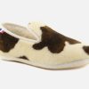 Women Les chaussons de Flo | Les Chaussons De Flo - Zameuh La Vache Charentaises On Labotte
