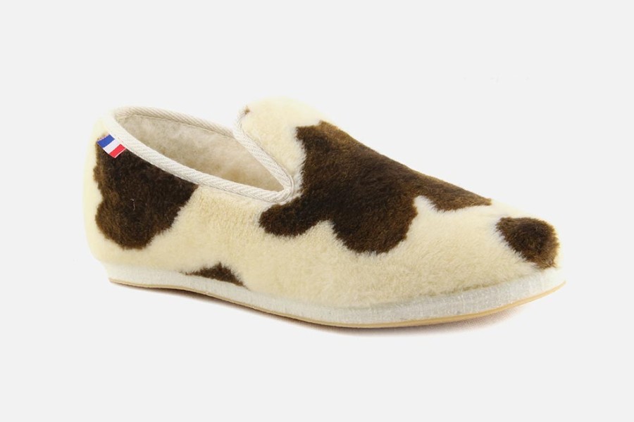 Women Les chaussons de Flo | Les Chaussons De Flo - Zameuh La Vache Charentaises On Labotte