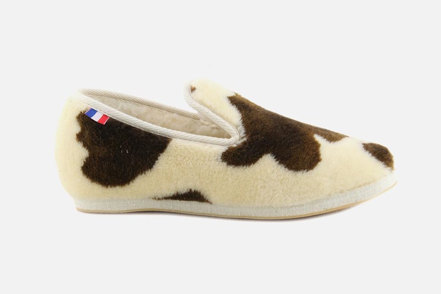Women Les chaussons de Flo | Les Chaussons De Flo - Zameuh La Vache Charentaises On Labotte