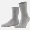 Women Falke | Falke - Homepads Grey Slippers-Socks On Labotte