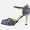 Women Brunate | Brunate - Back Bleu Imprime Pumps On Labotte