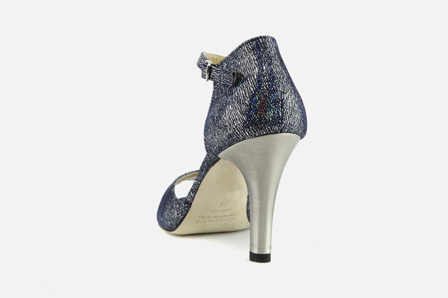Women Brunate | Brunate - Back Bleu Imprime Pumps On Labotte