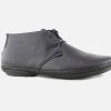 Women Camper | Camper - Right Chukka All Black Lace-Up Boots On Labotte
