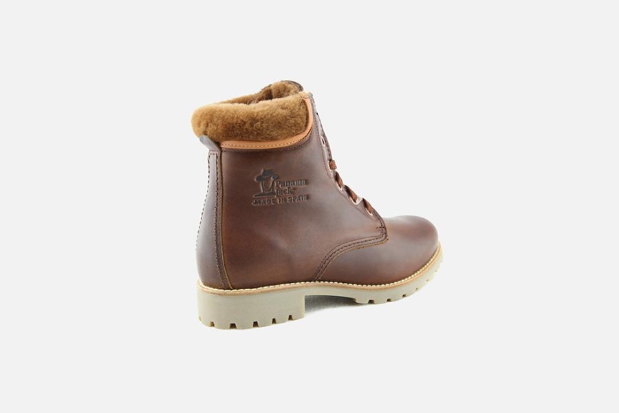 Women Panama Jack | Panama Jack - Panama03 Travel Cuero Igloo Lace-Up Boots On Labotte