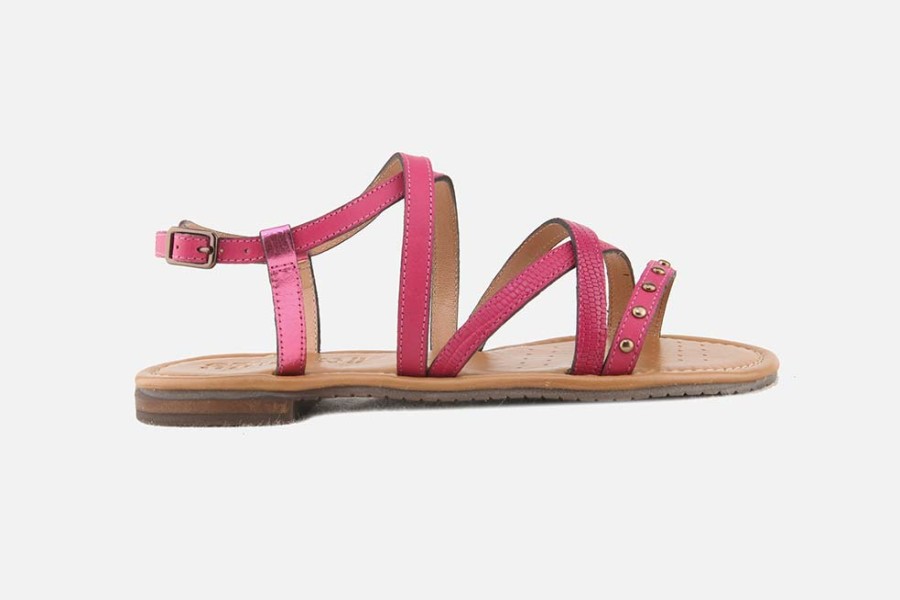 Women Geox | Geox - Sozy S Summer Fuchsia Sandals On Labotte
