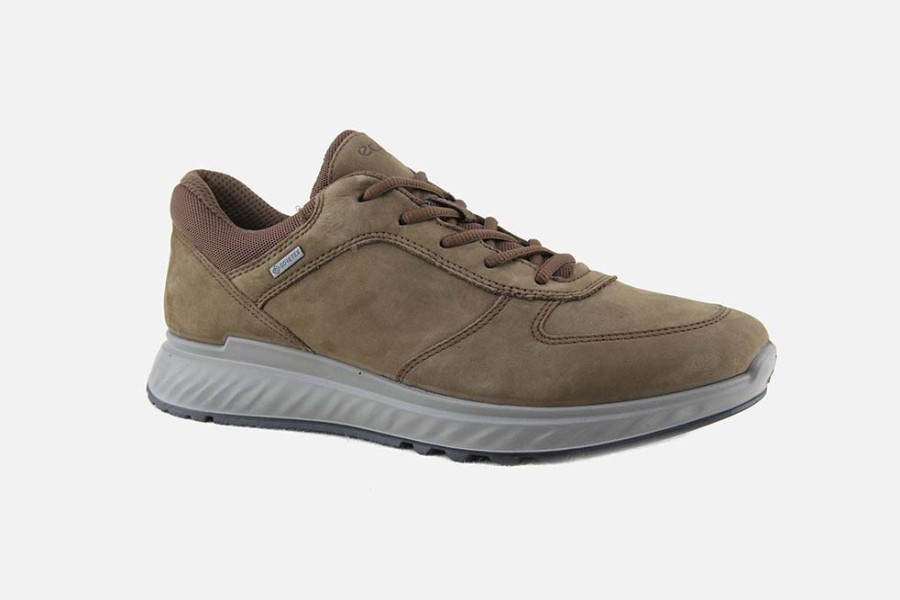 Men Ecco | Ecco - Exostride Gtx Camel Man Sneakers On Labotte