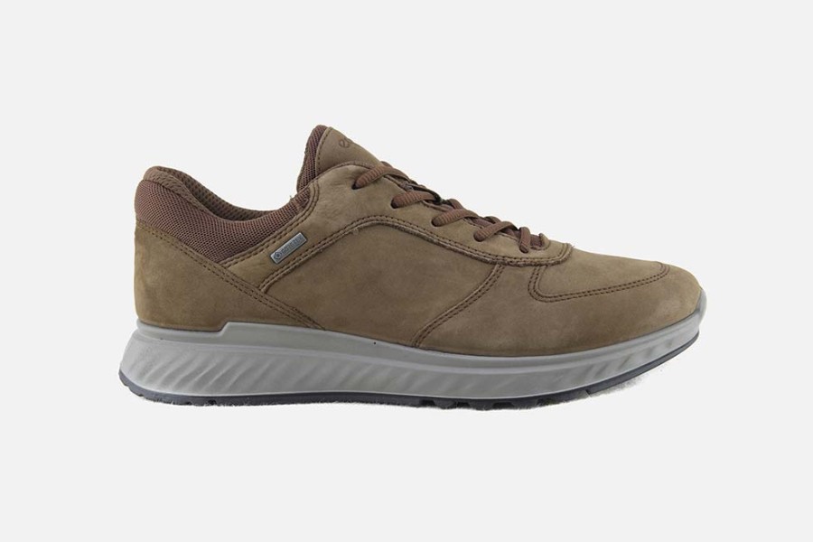 Men Ecco | Ecco - Exostride Gtx Camel Man Sneakers On Labotte