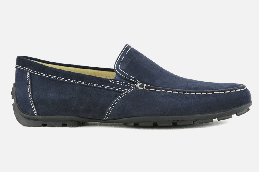 Men Geox | Geox - Moner D Navy Loafers On Labotte