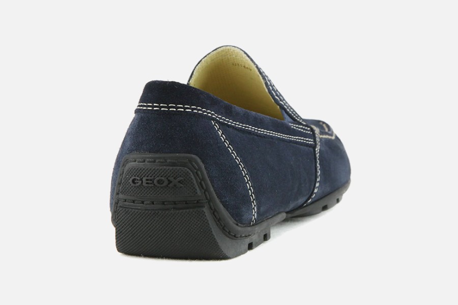 Men Geox | Geox - Moner D Navy Loafers On Labotte