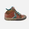 Boys Acebos | Acebos - Archie Brown Green Lace-Up Boots On Labotte