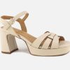 Women Pedro Miralles | Pedro Miralles - Fadella Beige Sandals On Labotte