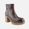 Women Pons Quintana | Pons Quintana - Toledo Brown Antic Ankle Boots On Labotte